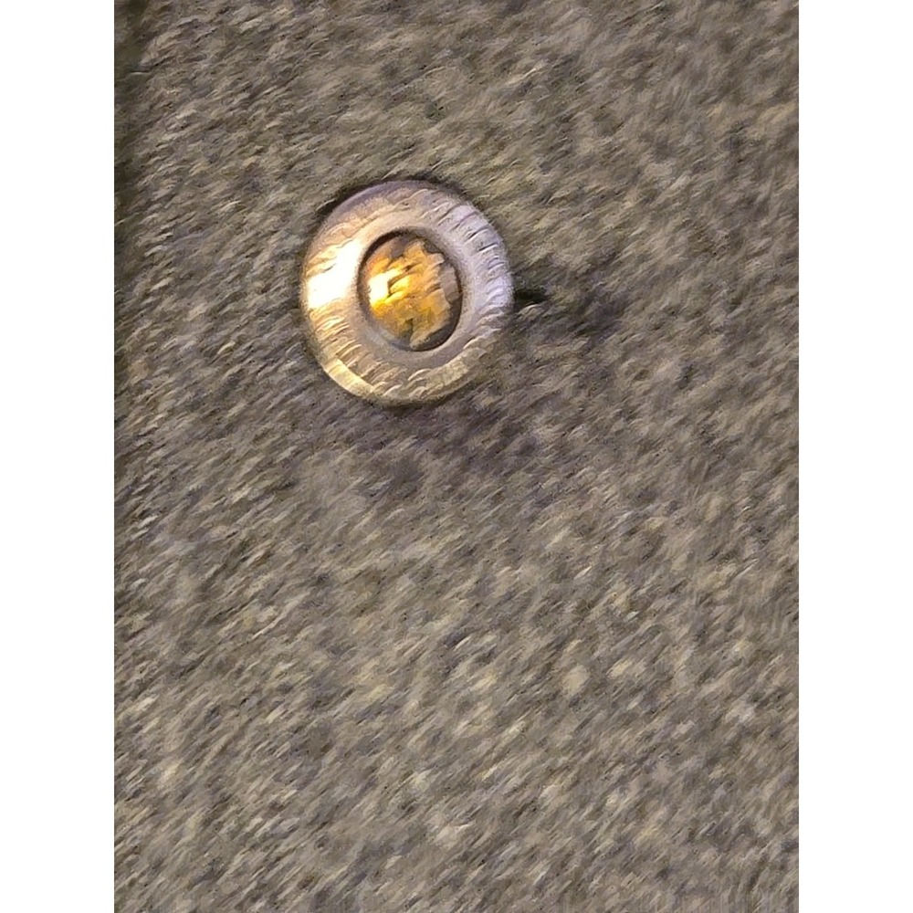 Wyoming Traders Mens L Gray Virgin Wool Western Vest Cowboy Ranch Button Down - Picture 9 of 14